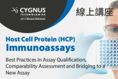 【Cygnus】線上講座 - Host Cell Protein (HCP) Immunoassays